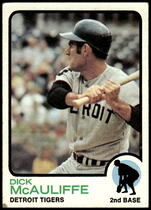 1973 Topps Base Set #349 Dick McAuliffe