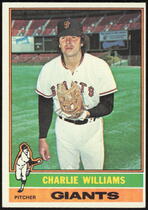 1976 Topps Base Set #332 Charlie Williams