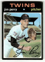 1971 Topps Base Set #500 Jim Perry