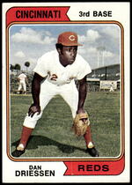 1974 Topps Base Set #341 Dan Driessen