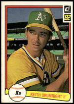 1982 Donruss Base Set #616 Keith Drumwright