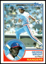 1983 Topps Base Set #299 George Wright