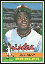 1976 Topps Base Set #210 Lee May