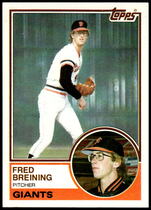 1983 Topps Base Set #747 Fred Breining