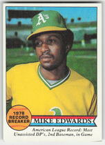 1979 Topps Base Set #201 Mike Edwards