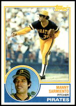 1983 Topps Base Set #566 Manny Sarmiento