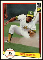 1982 Donruss Base Set #391 Dave McKay