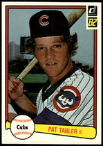 1982 Donruss Base Set #529 Pat Tabler