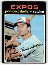 1971 Topps Base Set #452 John Boccabella