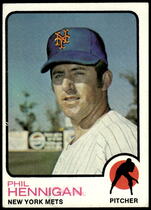 1973 Topps Base Set #107 Phil Hennigan