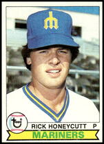 1979 Topps Base Set #612 Rick Honeycutt
