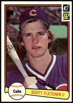 1982 Donruss Base Set #554 Scott Fletcher