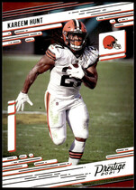 2021 Panini Prestige #124 Kareem Hunt