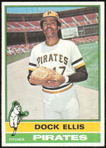 1976 Topps Base Set #528 Dock Ellis