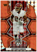 2022 Panini Mosaic Reactive Orange Mosaic #196 Antonio Gibson