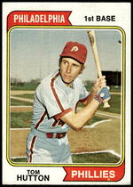 1974 Topps Base Set #443 Tom Hutton