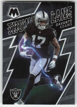 2022 Panini Mosaic Thunder Lane #TL-9 Davante Adams
