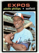 1971 Topps Base Set #418 Adolfo Phillips