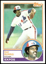 1983 Topps Base Set #474 Ray Burris
