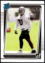 2021 Donruss Base Set #335 Alex Leatherwood
