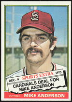 1976 Topps Traded #527T Mike Anderson