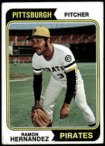 1974 Topps Base Set #222 Ramon Hernandez