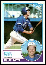 1983 Topps Base Set #302 Ernie Whitt