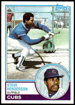 1983 Topps Base Set #335 Steve Henderson