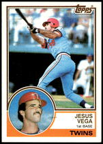 1983 Topps Base Set #308 Jesus Vega