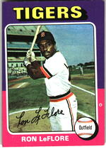 1975 Topps Base Set #628 Ron LeFlore