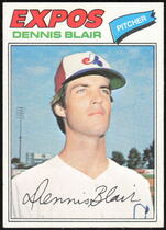 1977 Topps Base Set #593 Dennis Blair