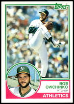 1983 Topps Base Set #338 Bob Owchinko