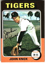 1975 Topps Base Set #546 John Knox