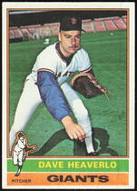 1976 Topps Base Set #213 Dave Heaverlo