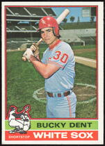 1976 Topps Base Set #154 Bucky Dent