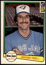 1982 Donruss Base Set #178 Jackson Todd