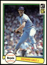 1982 Donruss Base Set #138 Richard Gale