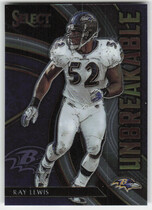 2020 Panini Select Unbreakable #U14 Ray Lewis