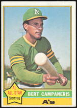 1976 Topps Base Set #580 Bert Campaneris