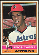 1976 Topps Base Set #404 Enos Cabell