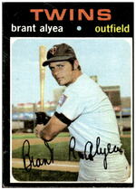 1971 Topps Base Set #449 Brant Alyea