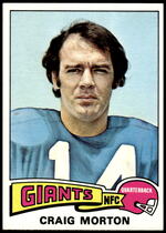 1975 Topps Base Set #55 Craig Morton