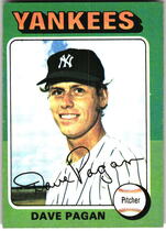 1975 Topps Base Set #648 Dave Pagan