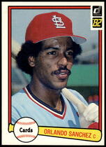 1982 Donruss Base Set #636 Orlando Sanchez