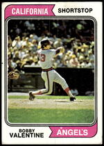1974 Topps Base Set #101 Bobby Valentine