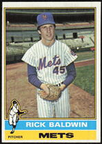 1976 Topps Base Set #372 Rick Baldwin