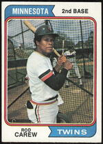 1974 Topps Base Set #50 Rod Carew