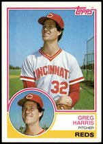 1983 Topps Base Set #296 Greg Harris
