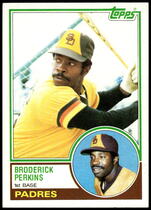 1983 Topps Base Set #593 Broderick Perkins