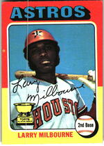 1975 Topps Base Set #512 Larry Milbourne